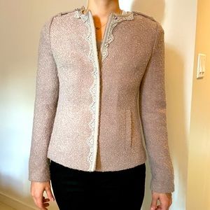 Beautiful pale pink blazer jacket/ blazer